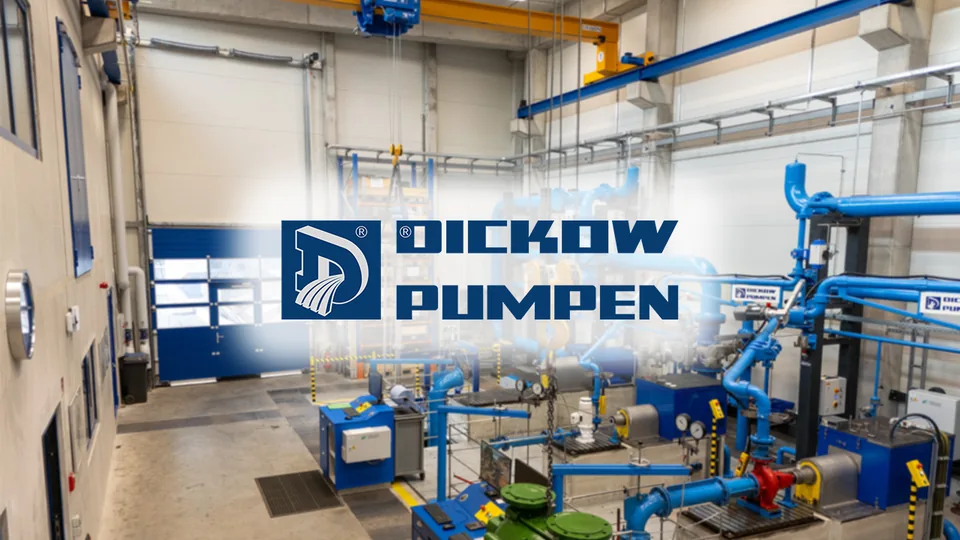 Dickow Pumpen commercial 2025 — aerial cinematography and video production for Dickow Pumpen by NextFlow Studios, drone film studio in Munich