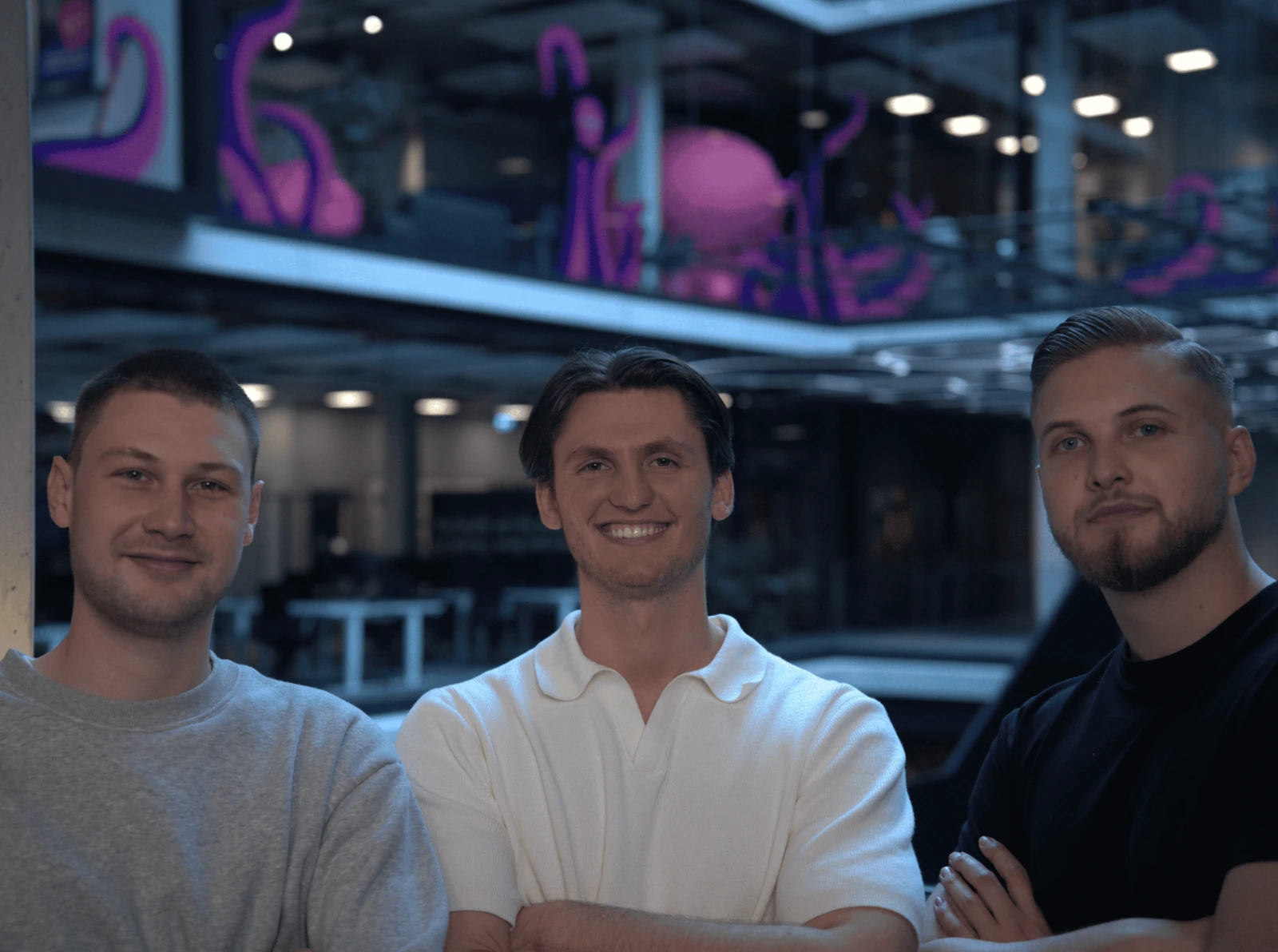 NextFlow Studios videography team on a brandfilm production set in Munich