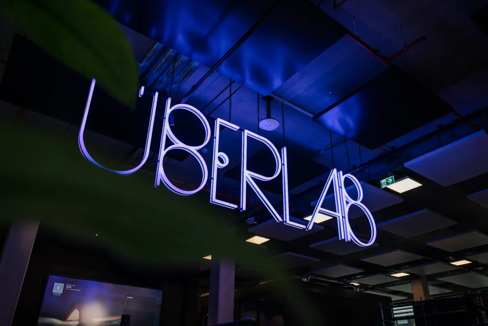 überlab commercial 2026 — aerial cinematography and video production for überlab by NextFlow Studios, drone film studio in Munich